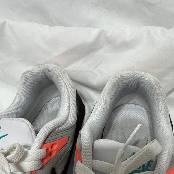 Nike Air Max White and Black with Orange Accents - Picture 3 of 6